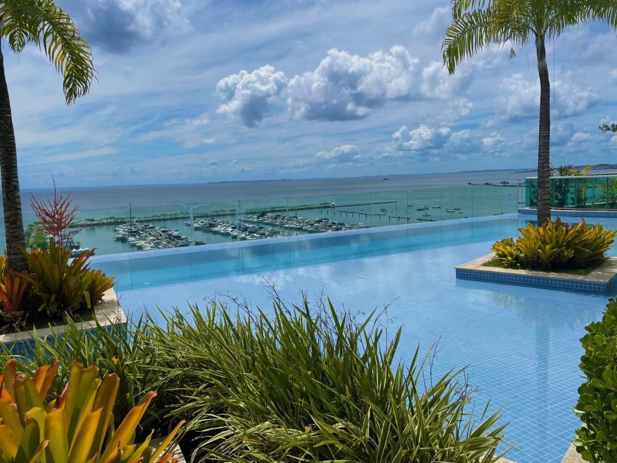 Cloc Marina Vista Mar P/ A Baia De Todos Os Santos Appartement Salvador Buitenkant foto