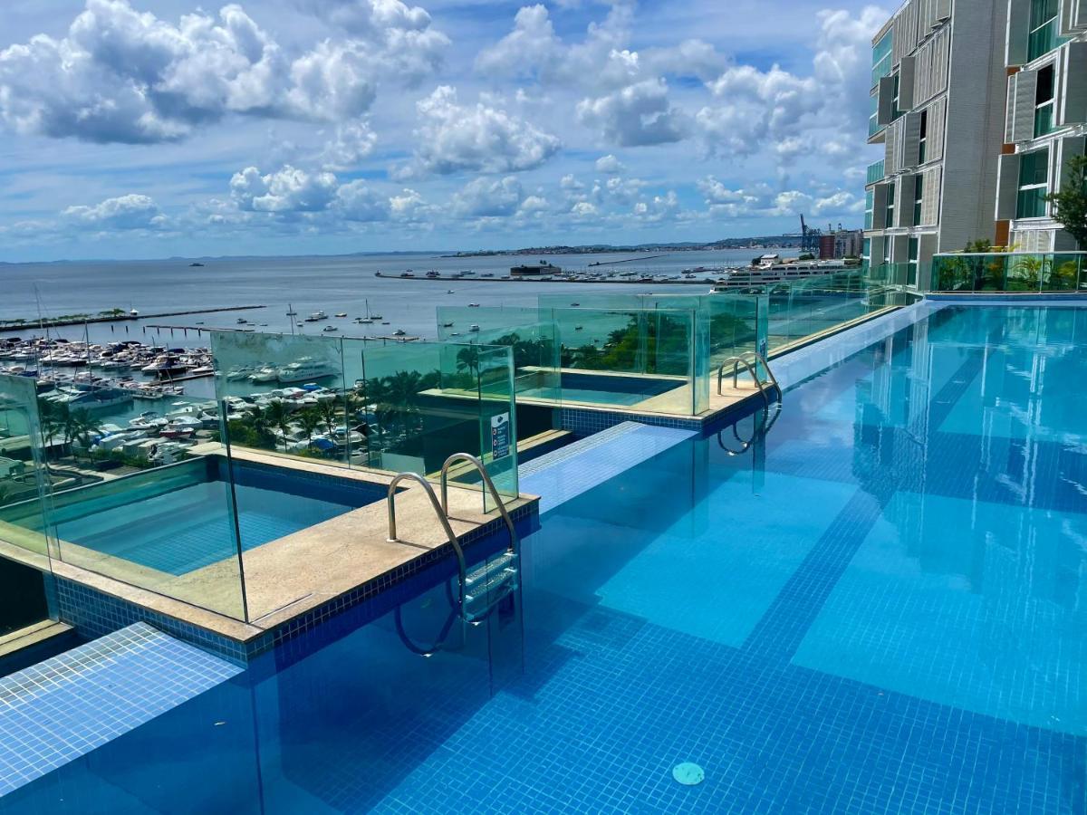 Cloc Marina Vista Mar P/ A Baia De Todos Os Santos Appartement Salvador Buitenkant foto