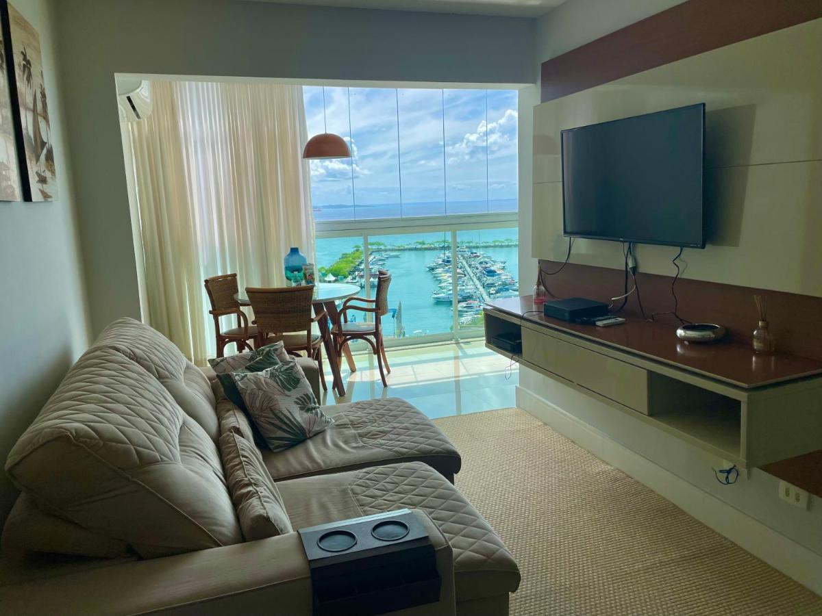 Cloc Marina Vista Mar P/ A Baia De Todos Os Santos Appartement Salvador Buitenkant foto