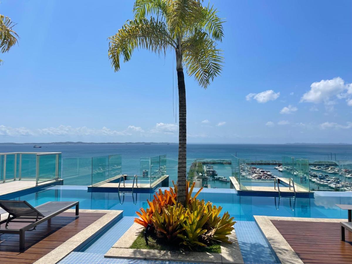Cloc Marina Vista Mar P/ A Baia De Todos Os Santos Appartement Salvador Buitenkant foto