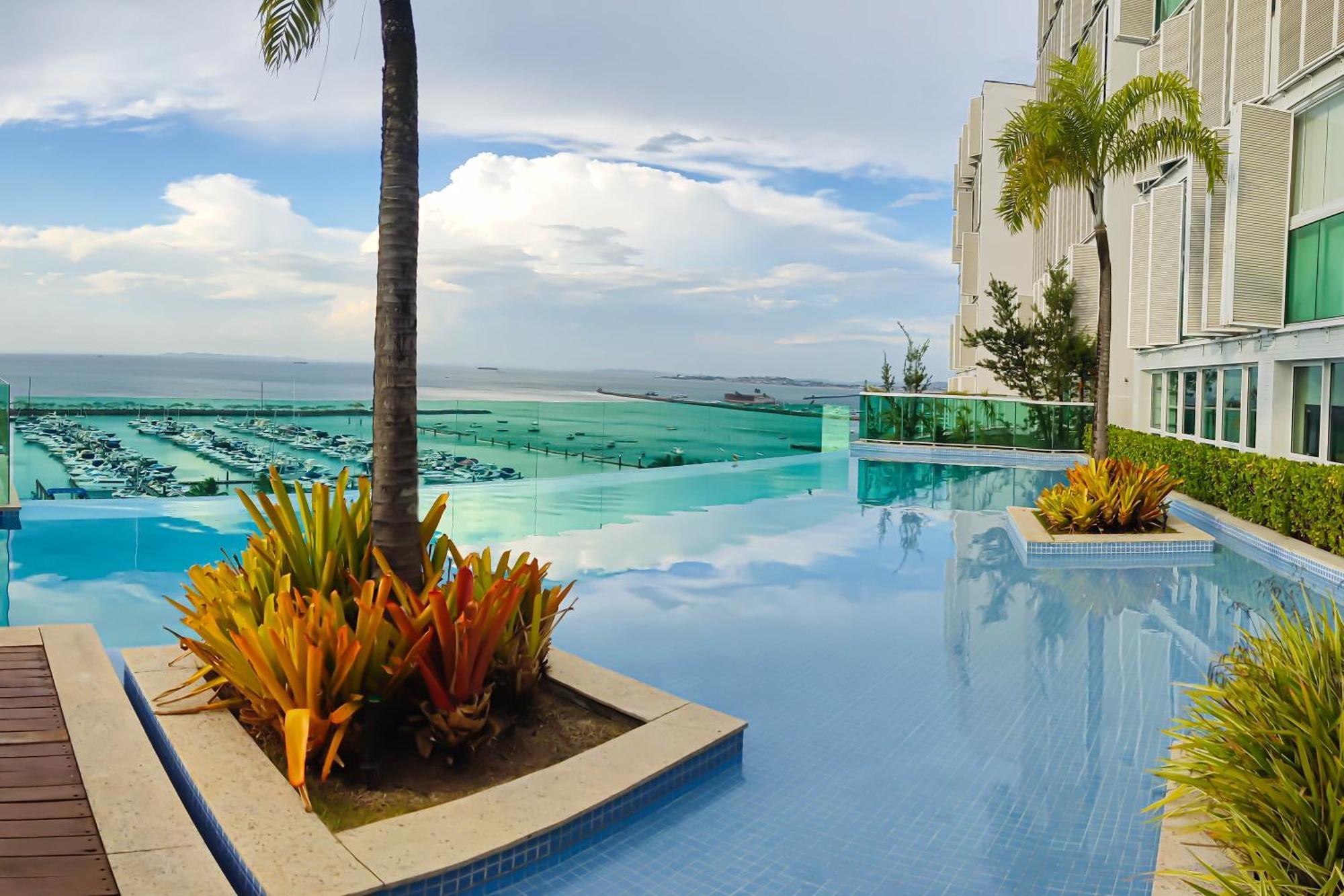 Cloc Marina Vista Mar P/ A Baia De Todos Os Santos Appartement Salvador Buitenkant foto